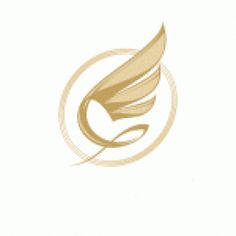 the logo for an organization that has been designed to look like a bird's wing