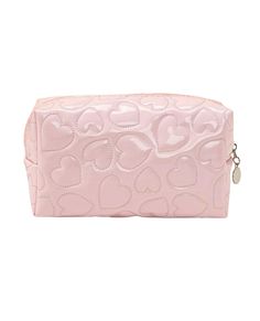 Pink Heart Quilted Makeup Bag Add a touch of girly charm to your makeup routine with this beautiful pink heart quilted makeup bag. Perfect for storing all of your cosmetics and essentials. Keep your supplies organized and protected in this chic pink heart quilted makeup bag. Trendy Pink Cosmetic Storage Pouch, Trendy Pink Cosmetic Pouch, Cute Pink Compact Bag, Compact Pink Cosmetic Bag, Cute Compact Pink Bag, Pink Quilted Bag For Gift, Pink Feminine Rectangular Cosmetic Bag, Feminine Pink Rectangular Cosmetic Bag, Pink Compact Cosmetic Bag Gift