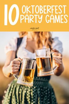 10 Oktoberfest Party Games your Guests will LOVE! Oktoberfest Party Games, Fun Party Games, Philadelphia Pennsylvania, German Food, Best Part Of Me