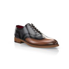 are handcrafted by individual order. Upper material is made by premium leather. Insole and lining materials - leather. Your new shoes will be handcrafted especially for you and delivered for free to your home or office in 1-2 weeks. Included option for free return and remake if the shoes do not fit.Only now all this is available at an exclusive price of $287.00.Proceed with you order now. Luxury Fitted Leather Brogue Shoes, Designer Wingtip Oxfords With Leather Sole, Designer Wingtip Dress Shoes With Leather Sole, Leather Oxfords With Pointed Toe And Contrast Sole, Wingtip Bridle Leather Dress Shoes For Galas, Wingtip Oxfords With Leather Lining For Galas, Bridle Leather Wingtip Dress Shoes For Galas, Bridle Leather Cap Toe Brogue Shoes, Bridle Leather Oxfords With Leather Lining For Galas