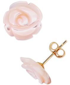 in stock Elegant Pearl Earrings From Macy's As Gift, Elegant Macy's Pearl Earrings As Gift, Elegant Macy's Pearl Earrings For Gifts, Flower Stud Earrings, Holiday Trends, Flower Stud, Beauty Gift Sets, Fragrance Gift Set, Pearl Flower