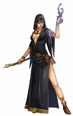 Leibmagierin by Florian Stitz Sorcerer Robes, Female Necromancer, Advanced Dungeons And Dragons, Fantasy Wizard, Fantasy Images, Fantasy Setting, Warhammer Fantasy, Fantasy Rpg, Medieval Fantasy