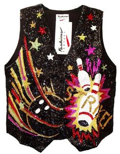 This sequin vest is handmade, high quality, original design and beautiful. Sequin vests are suitable for party, events or any occasional use. All sequin vests close with snaps in the front and the back is solid black with a strap to adjust the vest to your desired fit. Sequin Costume, Epic Clothing, Silly Clothes, Noir Uni, Sequin Vest, Dance Team, Party Events, Dance Teams, Vest Outfits