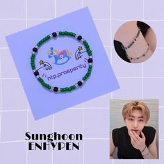 Kpop Idols Beads Accessories, Heeseung Bracelet, Sunghoon Bracelet, Enhypen Beads Bracelet, Jungwon Bracelet, Kpop Beads Accessories, Enhypen Accessories, Enhypen Bracelet Ideas, Enhypen Bracelet