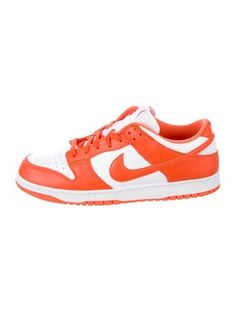 Nike Low SP 'Syracuse' (2022) Low Top SneakersFrom the 2022 CollectionOrange & White LeatherColorblock PatternRound-ToesLace-Up Closure at UppersFit: Sneakers by Nike typically fit true to size.Unfortunately, due to restrictions, this item may not be eligible for shipping in all areas. 2022 Sneakers, Mens Shoes Sneakers, Low Top, Men's Shoes, Shoes Sneakers, Nike, Sneakers, White