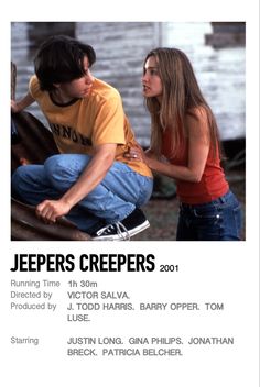 an advertisement for the movie jeepers creepers