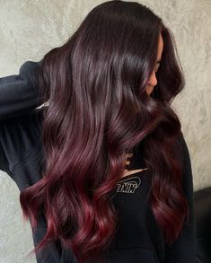 Burgundy Hair Colors, Hair Color For Dark Hair, Color For Dark Hair, Burgundy Brown Hair