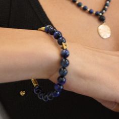 Adjustable mala bead bracelet available in Blue Tiger’s Eye. Each bracelet is accented with a brass Merkaba bead. One size fits most. Mala Beads Bracelet, Blue Tiger, Blue Tigers, Blue Tigers Eye, Aquamarine Blue, Mala Beads, Tiger's Eye, Bead Bracelet, Ring Necklace