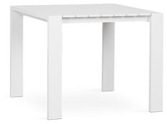 a small white table on a white background