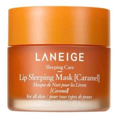 Laneige Lip Sleeping Mask Caramel, Laneige Caramel, Smell Like Caramel, Orange Skincare, Lip Masks, Laneige Lip, Laneige Lip Sleeping Mask, Berry Fruit, Lip Sleeping Mask