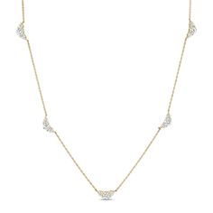 14k Yellow Gold Lab-Grown Diamond Necklace 1 1/2 ct tw by Eternalle Concept Jewelry, Diamond Facts, Diamond Solitaire Earrings, Gold For Women, Solitaire Diamond Pendant, Circle Diamond, Gold Diamond Necklace, Rose Gold Diamonds, Lab Created Diamonds