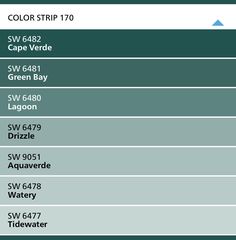 the color strip is shown in green and blue