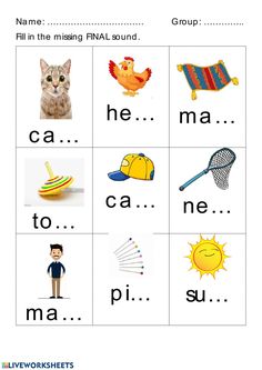 a worksheet with pictures and words to help kids learn how to spell the word