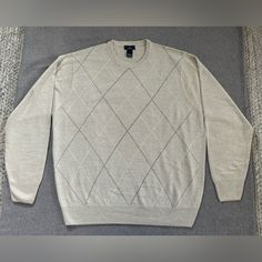 Dockers Pullover Crewneck Diamond Sweater. Very Soft, Never Worn. Nwot Christian Grey Sweater, Diamond Sweater, Diamond Sweaters, Sweaters Crewneck, Crewneck Sweater, Crew Neck Sweater, Men Sweater, Man Shop, Crew Neck