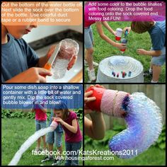 the instructions for how to make an inflatable water bottle with sprinkles