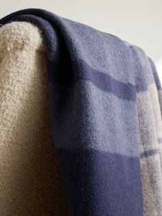 Johnstons of Elgin calls Scotland its home, so the brand knows how to contend with the cold. This throw is made from cosy wool woven with a windowpane check – the double-faced fabric means it's unique on either side. Tuxedo Style, Blue Throws, Sydney Evan, Wool Throw, Denim Accessories, John Hardy, Fine Jewelry Designers, Luxury Gifts, Mr Porter