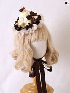 9 Options Bowknots Sweet Cake Mini Hat Interesting Fashion, Cute Chocolate, Cake Mini, Mini Hat, Sweet Cake, Head Bands, Sweet Cakes, Tattoo Studio