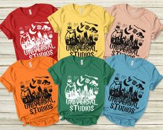 Vintage Universal Studio Shirt, Universal Studios Shirt, Universal Family Vacation T-shirt Universal Family Shirts, Universal Vacation, Family Vacation Tshirts, Universal Trip, Disney Universal Studios, Matching Family Shirt, Disney Shirt Ideas, Orlando Family