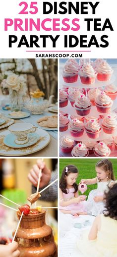 No party is complete without a touch of Disney magic! These 25 cute Disney Princess tea party ideas will help you create the perfect birthday celebration 👑✨🎉🎈#DisneyPrincess #KidsBirthday #TeaPartyIdeas Princess Tea Party Activities, Disney Tea Party Ideas, Princess Tea Party Birthday Food, Princess Tea Party Birthday Ideas, Disney Princess Tea Party Birthday, Tea Party Princess Birthday, Princess Tea Party Food, Kid Tea Party, Princess Party Snacks