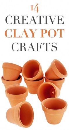 Use clay pots for more than growing flowers by making one of these fun clay pot crafts. Crafts With Clay Pots, Crafts With Clay, Crafts To Make At Home, Birds Crafts, Diy Jewelry Stand