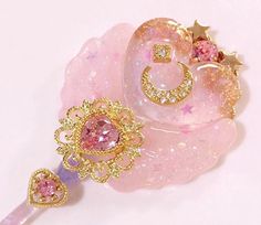 xoxsaramari: “ @caramelribbonvv ” Magical Girl Aesthetic, Magical Accessories, Kawaii Jewelry, Magical Jewelry, Kawaii Accessories, Resin Charms, Fantasy Jewelry, Anime Kawaii