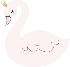 a pink flamingo with a gold crown on its head