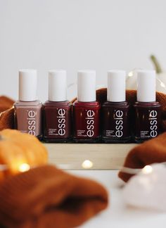 Essie Fall Nail Colors, Essie Fall 2024, Essie Fall 2023, Essie Fall Colors, Essie Nail Polish Fall, Essie Nail Polish Colors, Essie Colors, Bridesmaids Nails, Essie Nail Colors