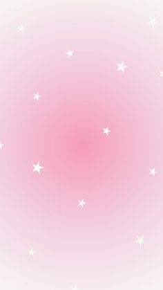 a pink background with white stars in the middle and one star on the right side