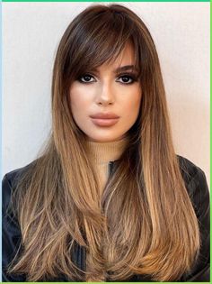 12. Long Hair with Side Bangs. Deep yet wispy bangs offer a happy middle ground for big forehead haircuts since they disguise the massiveness without overwhelming the face. Large Forehead Hairstyles, Inverted Braid, Oval Face Bangs, Current Haircuts, Haircut For Big Forehead, Asymmetrical Haircut, Big Forehead, Flat Hair, Work Hairstyles