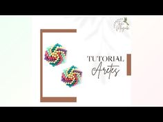 the video shows how to make beaded earrings with beads and thread, including two different colors