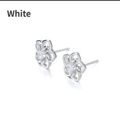 Newbeautiful!! Hibiscus Clear Cz Stud Earrings In 925 Sterling Silver. Post Backings With Lock Closures. Perfect For Yourself Or As A Gift. Very Unique And Different. Very Shiny And Brilliant! Suitable For All Occasions. Suitable For Most Ages. Nwt Silver Cubic Zirconia Flower-shaped Earrings, Flower Shaped Cubic Zirconia Earrings In Diamond White, Silver Diamond Earrings With Floral Accents, Silver Diamond Earrings With Flower Accents, Diamond White Cubic Zirconia Flower Earrings, White Flower-shaped Cubic Zirconia Diamond Earrings, Silver Flower Shaped Cubic Zirconia Earrings, White Cubic Zirconia Flower Shaped Earrings, White Cubic Zirconia Flower Shaped Diamond Earrings