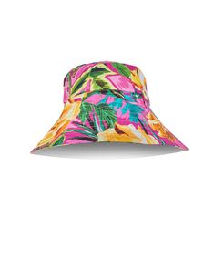 Stay stylish and protected with our high-quality reversible bucket hat. The vibrant pink tropical pattern is perfect for sunny days, beach trips, and music festivals. Made of recycled fabric and reverses to solid yellow. Mix and match with your favorite PQ bikini for endless styling options or complete the look with our Bahama Beach Embroidered Bikini. Vacation Bucket Sun Hat, Pink Bucket Hat For Summer Vacation, Pink Summer Vacation Bucket Hat, Casual Pink Bucket Hat For Beach, Casual Pink Bucket Hat For The Beach, Summer Bucket Hats For Beach Season, Multicolor Bucket Hat For Beach, Multicolor Bucket Hat For The Beach, Pink Bucket Hat For Beach Vacation