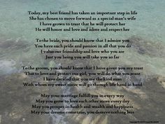 a poem written in the water with an ocean background