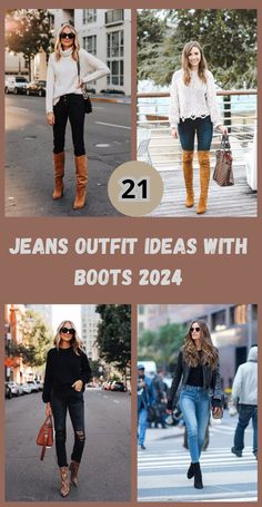 Stay warm and fashionable with these 21 jeans and boots outfit ideas for 2024. Whether you're heading out for a day of errands or a casual meet-up, these flannel-inspired looks are perfect for chilly days. Booties Work Outfit, Jeans And Boots Outfit, Flannel Looks, Outfit Ideas With Boots, Jeans Boots Outfit, Boots Outfit Ideas, Effortless Chic Style, Chunky Heeled Boots, Fall Boots Outfit