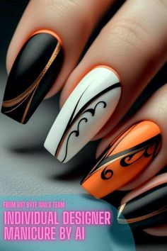 Sophisticated Manicure, Art Deco Nails, Stylish Nails Designs, Dope Nail Designs, Designs Nail