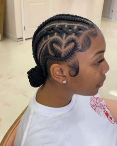 All Back Cornrows Hairstyles Braids Bun, Crown Row Braids For Black Women, Four French Braids Black, Feed In Braids Designs Bun, Braids With Bun Black Women, Row Back Braids Black, Braiding Designs For Black Women, Straight Back Feed In Braids With Two Buns, 4 Straight Back Feed In Braids Bun