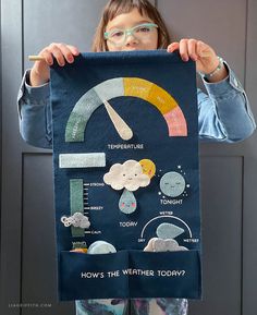 Kids Weather Chart, Diy Gifts For Him Handmade, Chart Work Ideas For School, Activity Room For Kids, Kindergarten Homeschool Room Ideas, Diy Weather Chart, Felt Activities For Toddlers, Toys To Make And Sell, Learning Crafts For Kids