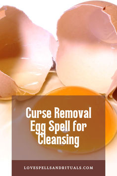 Curse removal spell egg Egg Cleansing Ritual, Remove Bad Energy, Curse Removal Spell, Curse Removal, Powerful Spells, Easy Spells, Voodoo Spells, Bad Energy