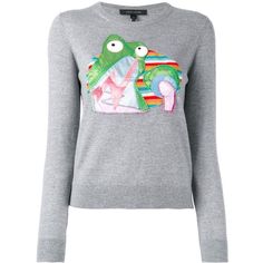 Nwot Marc Jacobs And Julie Verhoeven Collab Sweater. Size M, But Will Well S As Well. 100% Wool. Never Worn. Frog Sweater, Julie Verhoeven, Sweater Wool, Wool Jumper, Long Sleeve Jumper, Embroidered Sweater, Merino Wool Sweater, Christmas Sale, Wool Sweaters