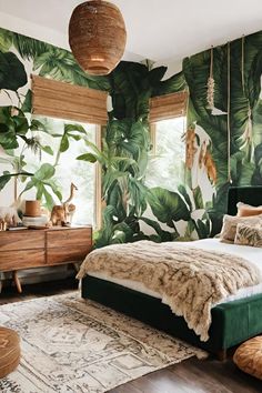 21 Modern Boho Jungle Themed Bedroom Ideas Themed Bedroom Ideas, Themed Bedrooms