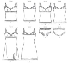 the instructions for how to wear a swimsuit in four different ways, including bras and panties