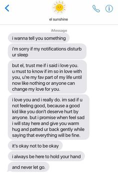 two texts that are being used to describe someone's feelings and feelings in the same language