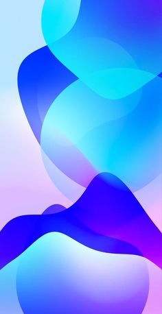 an abstract background with blue, pink and purple shapes in the shape of wavy lines