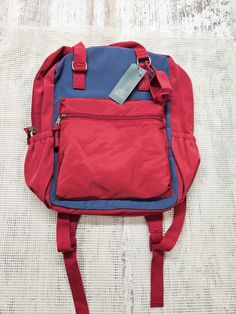 40 Trendy Red Backpack For Outdoor, Red Backpack For Daily Use And Back To School, Casual Blue Backpack With Adjustable Straps, Red Backpack With Adjustable Strap For Back To School, Red Outdoor Backpack, Red Travel Backpack For Back To School, Red School Backpack, Red Backpack For Travel And Back To School, Red Outdoor Standard Backpack