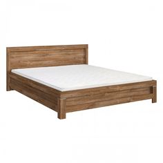 the bed frame is made from wood and has no mattress