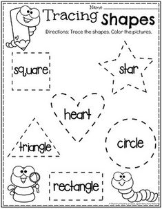 worksheet for teaching shapes to teach children about shapes and how they use them