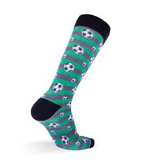 Association Football. The Beautiful Game. Whatever you call it, you’re a fan of the world’s most popular sport. And now you have soccer themed socks that showcase your passion for the game even when you’re off the pitch. Features: • Cushioned Sole • Arch Support • Moisture Control • 3-D Printed Pattern • Smooth Seam • 2 Inches of Reinforced Stay Up Cuff -Ideal For Wide Calves • Polyester Material to Provide Extra Stretch and Ensure Soft & Comfortable Fit • 144 Needle - The Perfect Middle Ground The Beautiful Game, Association Football, Soccer Socks, Sock Drawer, Popular Sports, Wide Calf, Dress Socks, You Call, Arch Support