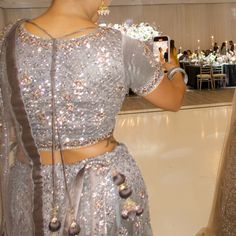 Silver Indian Wedding Lengha Will Fit Size Small To Medium Can Easily Be Altered Silver Lengha, Indian Wedding Lengha, Wedding Lengha, Indian Wedding, Womens Sizes, Maxi Dress, Womens Dresses, Silver, Red