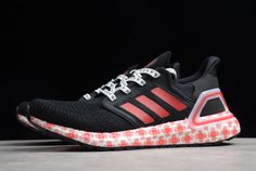 Cheap adidas UltraBOOST 20 Black/Glory Red/White Outlet FX8886-2