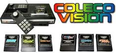 an old school video game console with 8 games in it and the words coleco vision